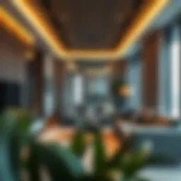 Modern 1 BHK flat interior showcasing contemporary design