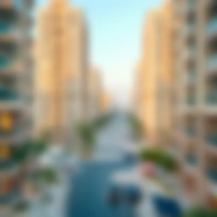 Popular Neighborhoods for Renting 1 BHK Flats Map highlighting popular neighborhoods for 1 BHK flats in Dubai