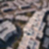 Stunning Aerial Perspective of Acacia Aerial view of Acacia community showcasing modern architecture