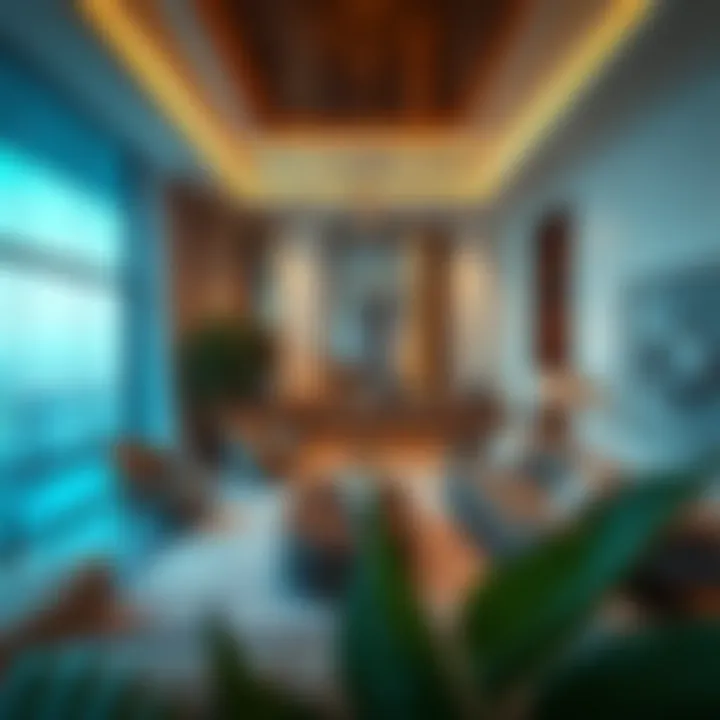 Sophisticated Property Interiors Elegant residential interiors of an Al Fardan property