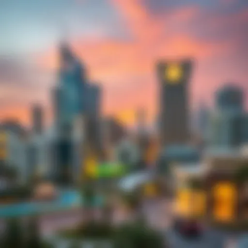 Iconic Al Fardan Developments A stunning view of Al Fardan Real Estate developments in Dubai