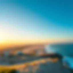 Scenic view of Al Heerah Beach showcasing the coastline
