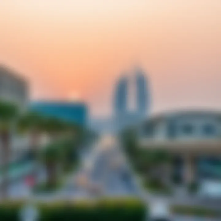 Infrastructure Developments Near Al Khail Gate Surrounding infrastructure developments near Al Khail Gate