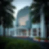 Exterior view of a modern school building in Al Nahda