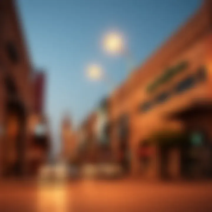 Cultural landmarks near Al Nasr Street