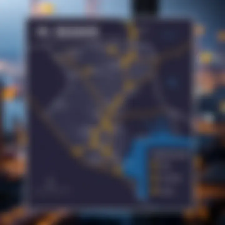 Connectivity Map of Al Qusais Industrial Area 2 Map detailing the strategic location and connectivity of Al Qusais Industrial Area 2