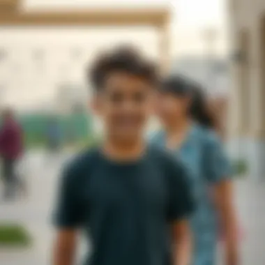 Community Life in Al Shaab Village Vibrant community spaces within Al Shaab Village