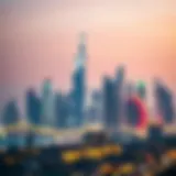 Breathtaking skyline of Dubai showcasing iconic skyscrapers