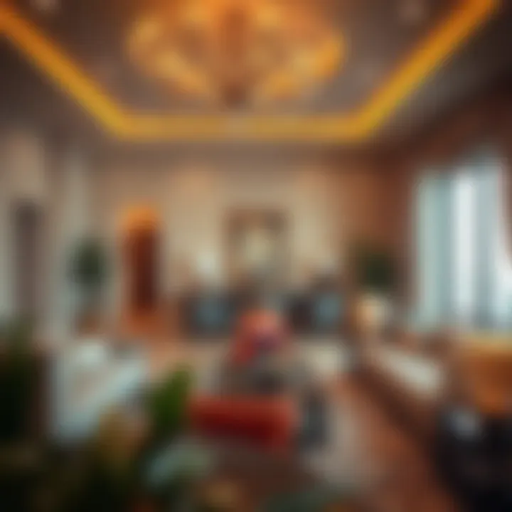 Elegant Interiors of Al Ghurair Properties Luxurious interior of a property in Al Ghurair