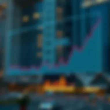 Real Estate Market Trends in Dubai Graph depicting real estate market trends in Dubai