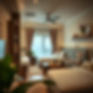 Cozy Shared Living Environment Inside a shared accommodation highlighting the cozy living environment