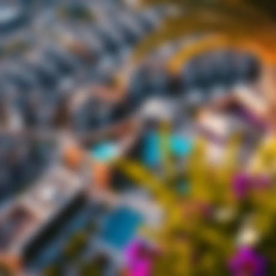 Aerial view of Bloom Living Casares community