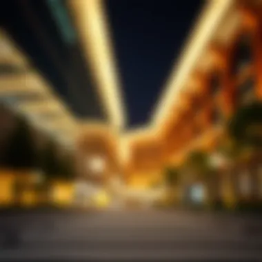 Evening Illumination of Boulevard Plaza 2 Evening view of Boulevard Plaza 2 illuminated at night