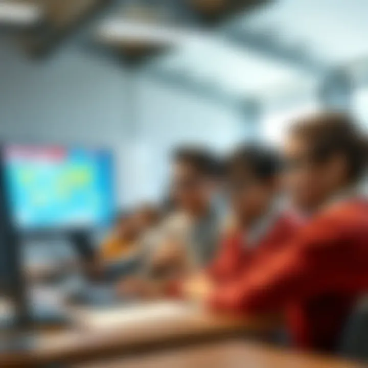 Interactive Learning in British Curriculum Students engaged in an interactive classroom setting