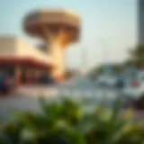 Overview of Burjuman parking facility