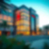 Cayan Business Center's Architectural Elegance Exterior view of Cayan Business Center showcasing modern design