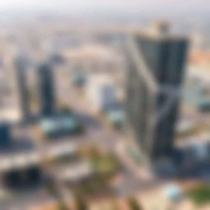 TEcom District: A Strategic Commercial Hub Aerial view of TEcom district demonstrating strategic location