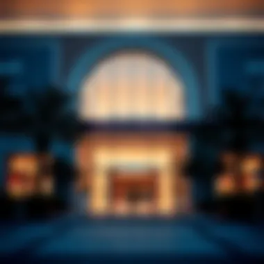 Welcoming Entrance of Circle Mall JVC Entrance of Circle Mall JVC with welcoming architectural design