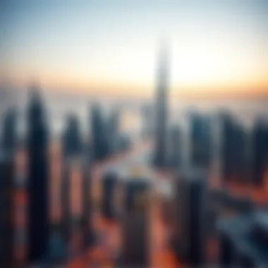 Dubai Skyline Overview Skyline of Dubai showcasing modern architecture