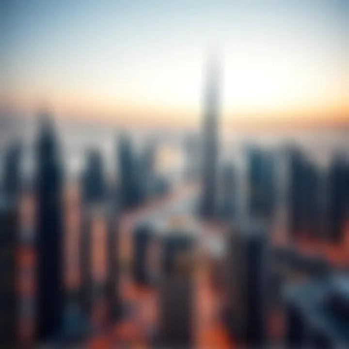 Dubai Skyline Overview Skyline of Dubai showcasing modern architecture