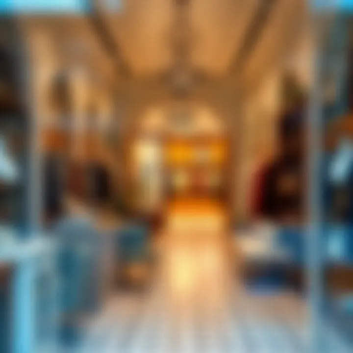 Charming interior of a boutique reflecting local culture Interior of a boutique in Al Zahya