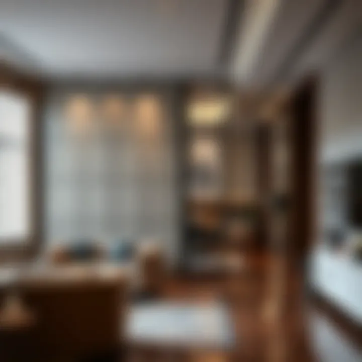 Stylish Residential Partitioning in Business Bay Elegant partitioning solutions in a residential space