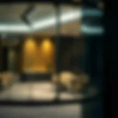 Sophisticated Glass Partition in Business Bay Modern office partition design with glass panels