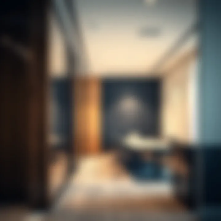 Aesthetic Enhancements with Trendy Partitions Trendy partitions enhancing the aesthetic of an office