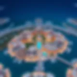 Stunning Aerial View of the Nice Cluster Aerial view of the Damac Lagoons showcasing the Nice Cluster