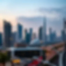 Skyline of Dubai featuring luxury real estate developments