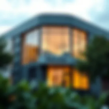 Modern Architecture of Danube Properties Danube Properties office exterior showcasing modern architecture