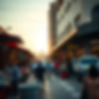 The Lively Atmosphere of Deira Fish Market A bustling scene of the fish market