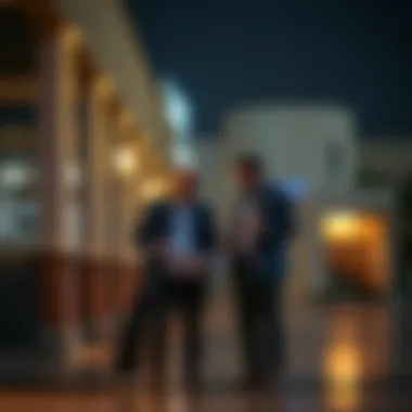 Engagement Between Landlords and Tenants in Deira Landlord and tenant discussing rental agreements