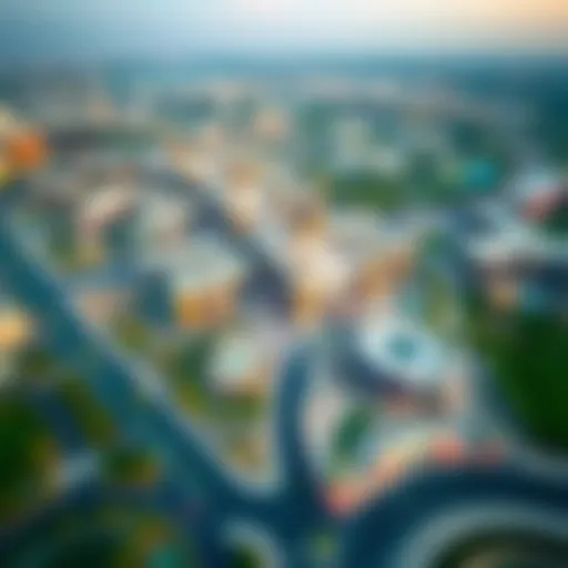 Diera City Center Aerial Perspective Aerial view of Diera City Center showcasing its architectural layout and surroundings