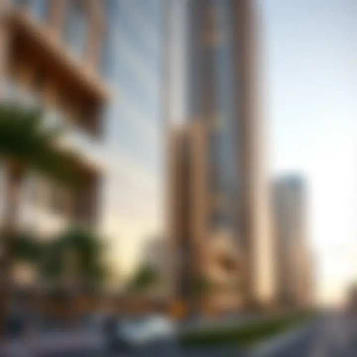 Future Developments in Diera City Center Concept art illustrating future developments planned for Diera City Center