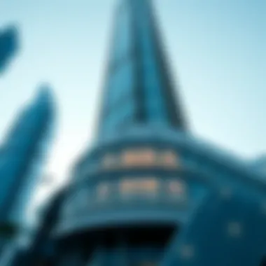 Architectural Marvel of Dolphin Tower Stunning architectural view of Dolphin Tower