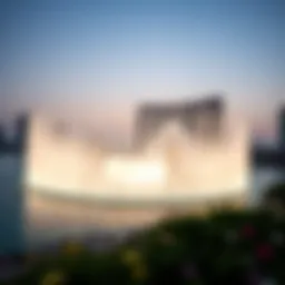 Stunning view of the Dubai Fountain during a performance