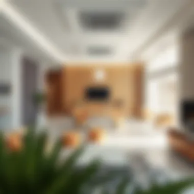 Communal Space for Emaar Staff A well-furnished communal space in Emaar staff accommodation for socializing