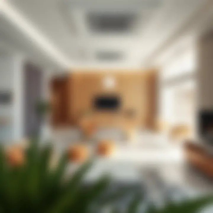 Communal Space for Emaar Staff A well-furnished communal space in Emaar staff accommodation for socializing