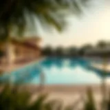 Luxurious pool area at Emirate Garden Resort