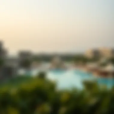 Serene landscape view of Emirate Garden Resort