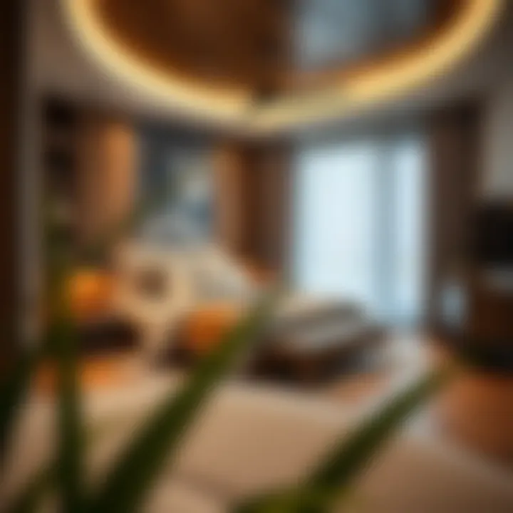 Contemporary Bedroom Design in Dubai Cozy bedroom with contemporary design