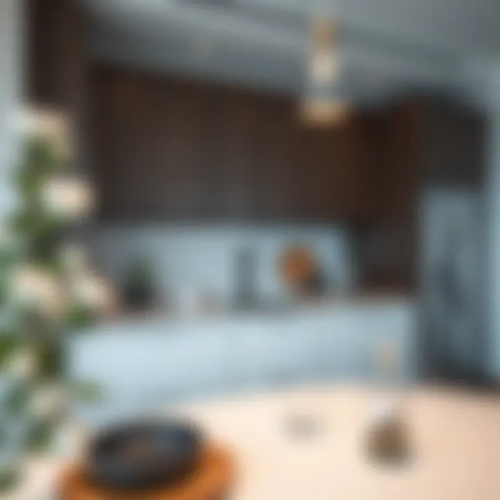 Modern Kitchen Amenities in Dubai Apartment Kitchen showcasing modern amenities