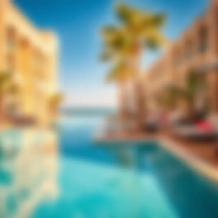 Vibrant lifestyle amenities available at Address Sky View Dubai including pool and leisure areas