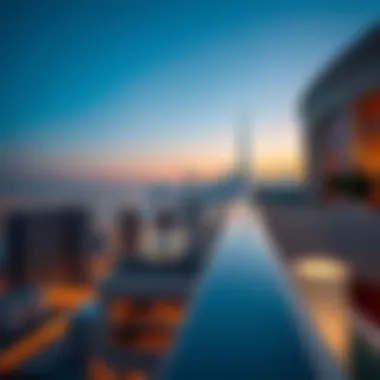 Breathtaking Skyline Panoramas Panoramic view of Dubai skyline from the rooftop of Address Sky View Dubai