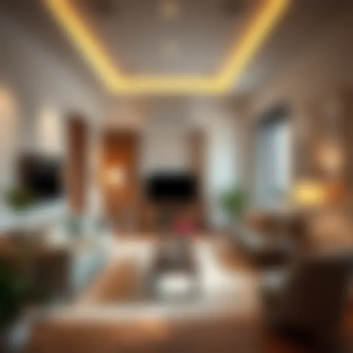 A welcoming interior of a budget-friendly flat in Dubai