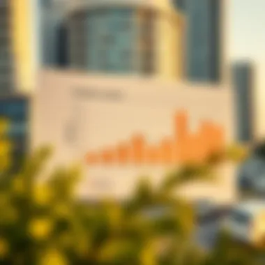 Understanding Dubai's Property Market Trends A chart illustrating property market trends in Dubai