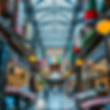 Diverse Shopping Experience at الجيمي مول Vibrant shopping area within الجيمي مول filled with diverse products