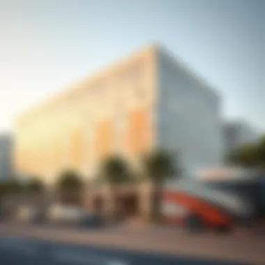 Commercial Complex in Al Khail Gate Modern commercial complex in Al Khail Gate illustrating diverse business opportunities