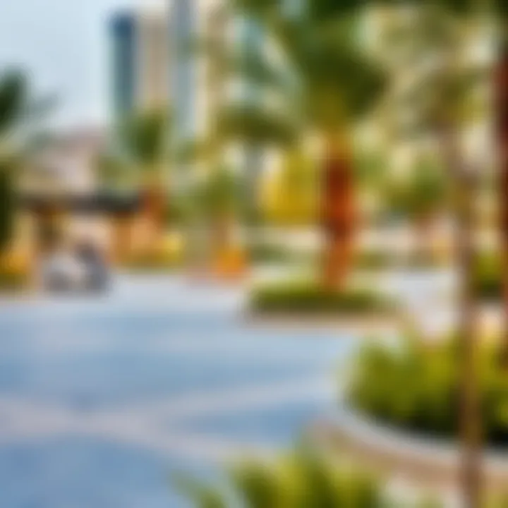 Modern Amenities in Al Khawaneej Heights Modern amenities in Al Khawaneej Heights including parks and recreational areas